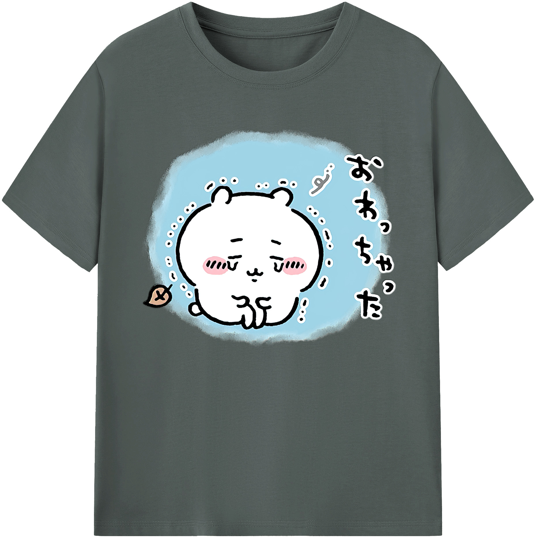 （画像用） ちいかわ ちいかわ Chii-kawa chiikawa 綿100％ メンズ半袖Tシャツ｜肌触りやわらか＆通気性